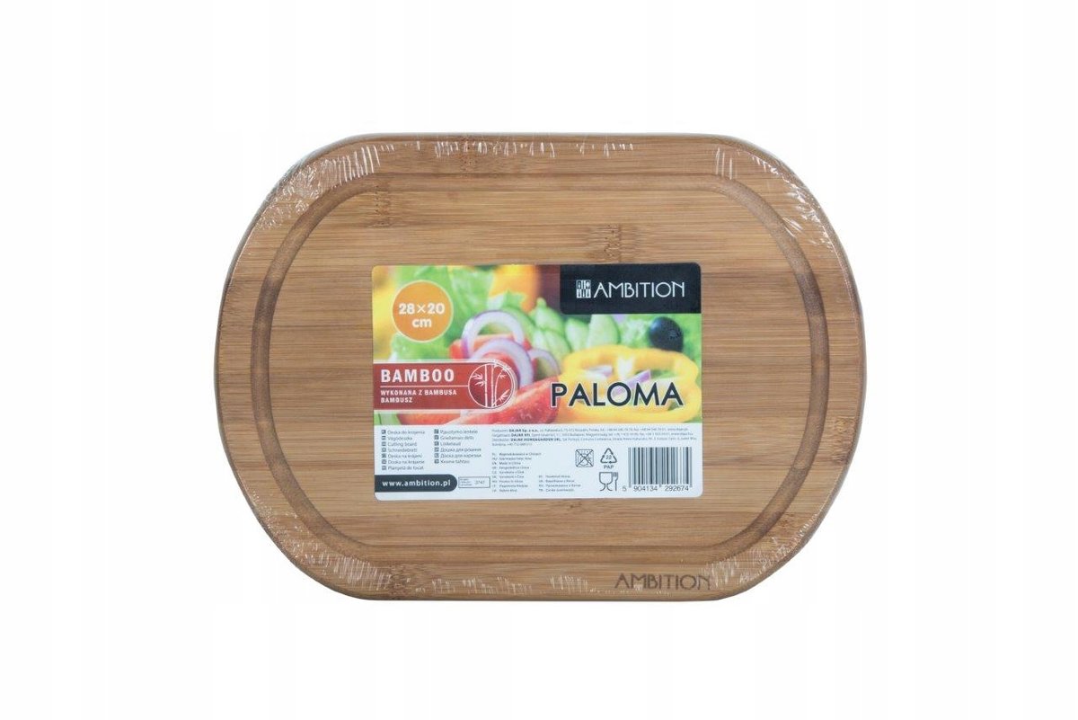 Deska bambusowa do krojenia Paloma 28 x 20 x 1,6 cm AMBITION-Zdjęcie-0