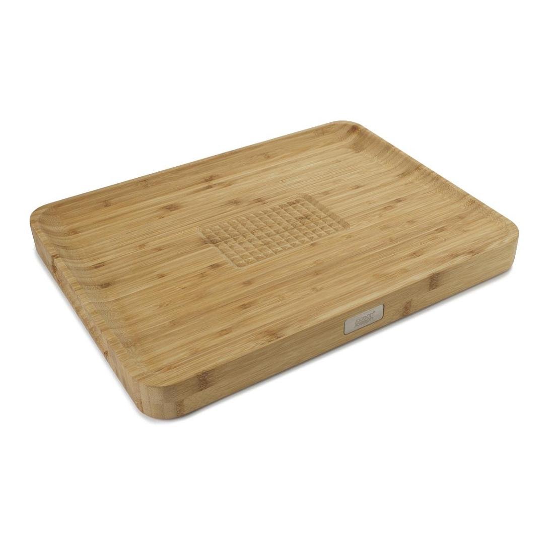 Deska do krojenia Cut&Carve Bamboo JOSEPH JOSEPH, beżowy, 40x30x0,7 cm