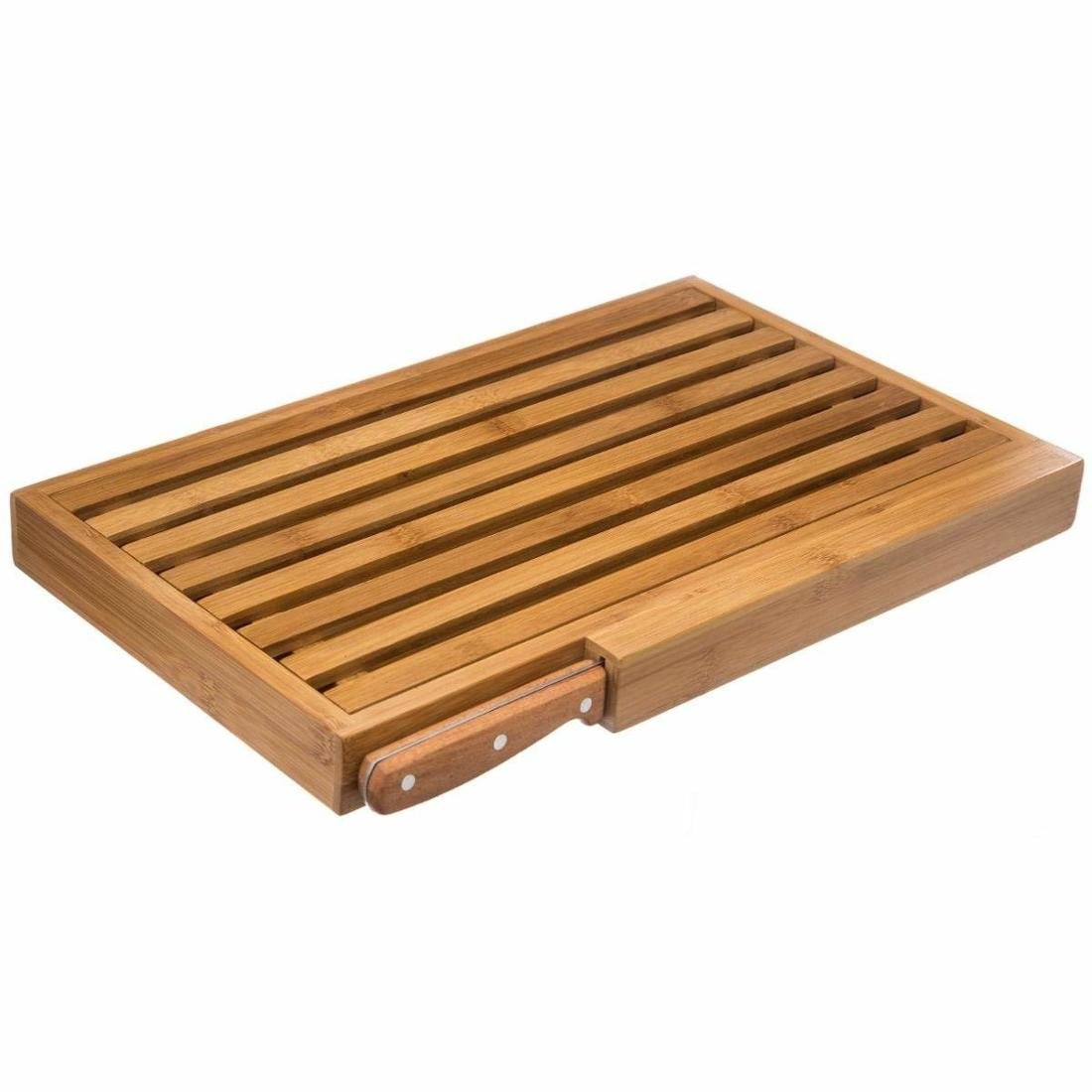 Deska do krojenia SECRET DE GOURMET, brązowa, 4x27x44 cm
