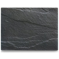 Deska do krojenia ZELLER Anthracite Slate, czarna, 40x30 cm Zeller