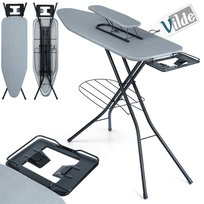 Deska do prasowania z rękawnikiem szara 140x39x92 cm