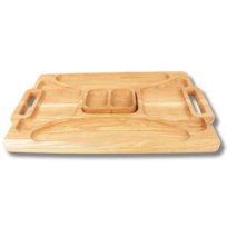 Deska drewniana dębowa taca do serwowania - stylowe rozwiązanie na eleganckie przyjęcia