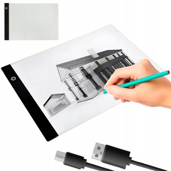 DESKA KREŚLARSKA TABLICA PODŚWIETLANA KALKAA4 TABLET DO RYSOWANIA LED - Inna marka