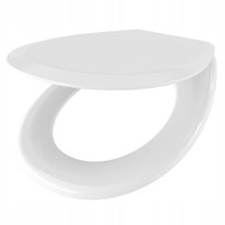 Deska Sedesowa Toaletowa Klozetowa Wolnoopadająca Biała Twarda