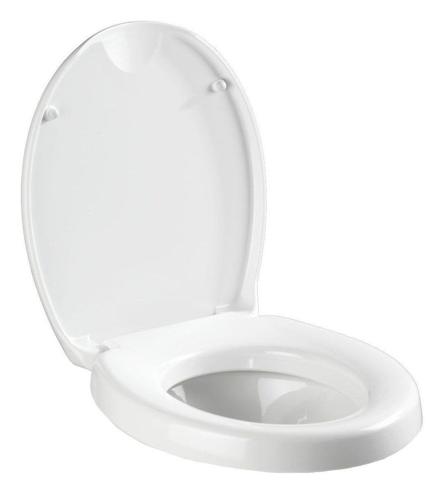 Deska sedesowa WENKO Secura Comfort , wolnoopadająca, Easy-Close, 37x43, 5 cm