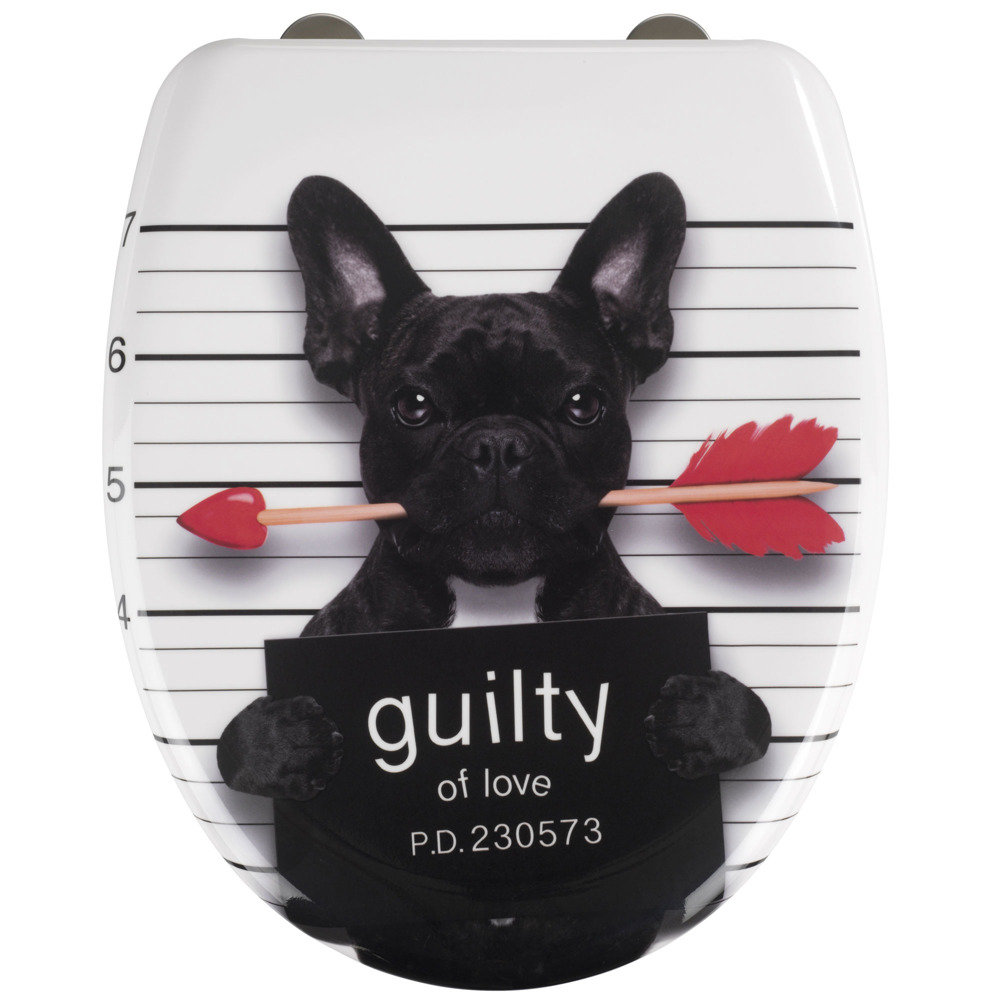 Deska sedesowa wolnoopadająca WENKO Guilty Dog Duroplast