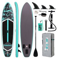 Deska SUP FunWater FW32C Nadmuchiwana Stand Up Paddle 350x84x15CM ZESTAW FUNWATER