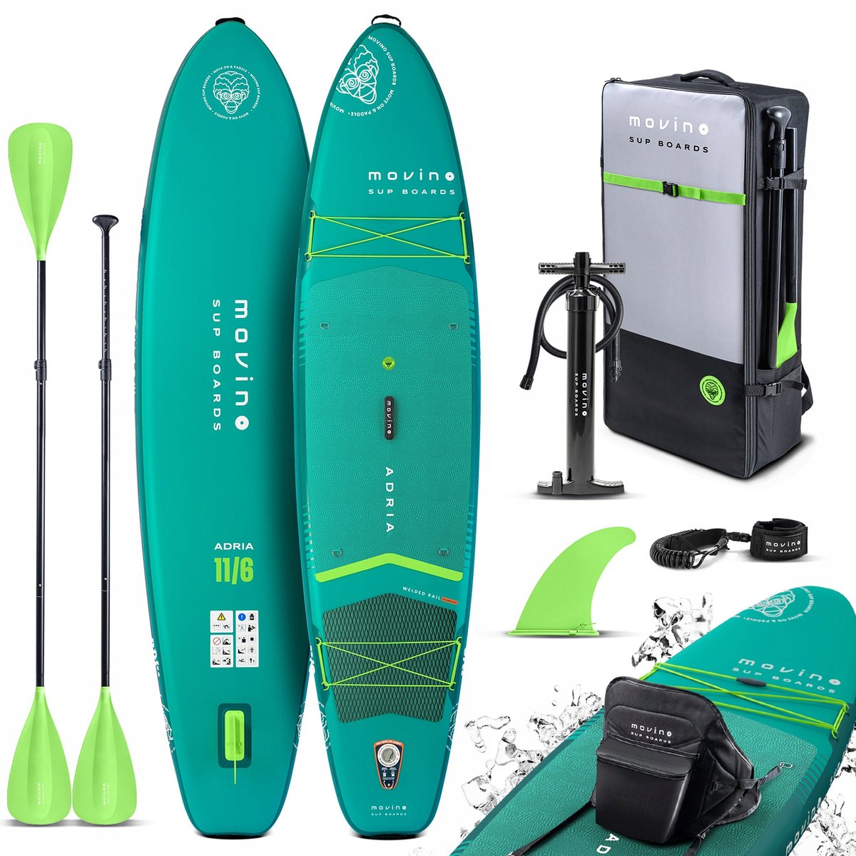 CALA Maui Stand Up Paddling Board Aufblasbares SUP Board Set Im
