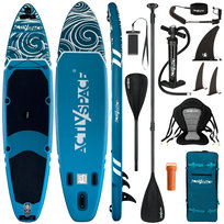 Deska SUP PRO pompowana z wiosłem paddle board 350cm - S04
