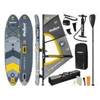 Deska SUP windsurfing pompowana do pływania 305 cm wiosło zestaw żagiel