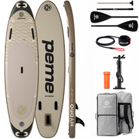Deska SUP zestaw pompowana 320 cm do pływania akcesoria wiosło, pompka, plecak, smycz na kostkę Peme HYDRO