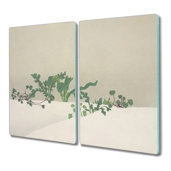 Deska szklana 2x30x52 Azjatyckie kimono nowoczesna, Coloray - Coloray