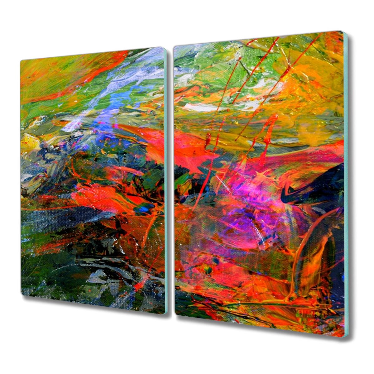 Deska szkło 2x30x52 cm Obraz olejny Miks Kolorów, Coloray