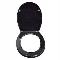 Deska Wc Toaletowa Sedesowa Klozetowa Czarna Stylowa Solidna