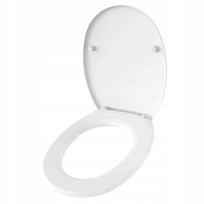 Deska Wc Wolnoopadająca Toaletowa Klozetowa Klapa Biała