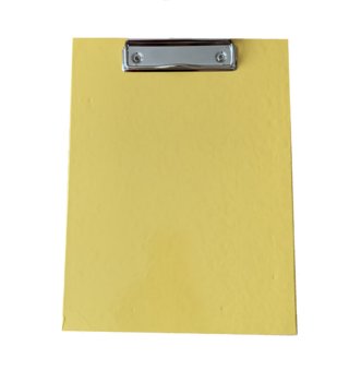 Deska z klipem, A5, żółta - CETUS-BIS