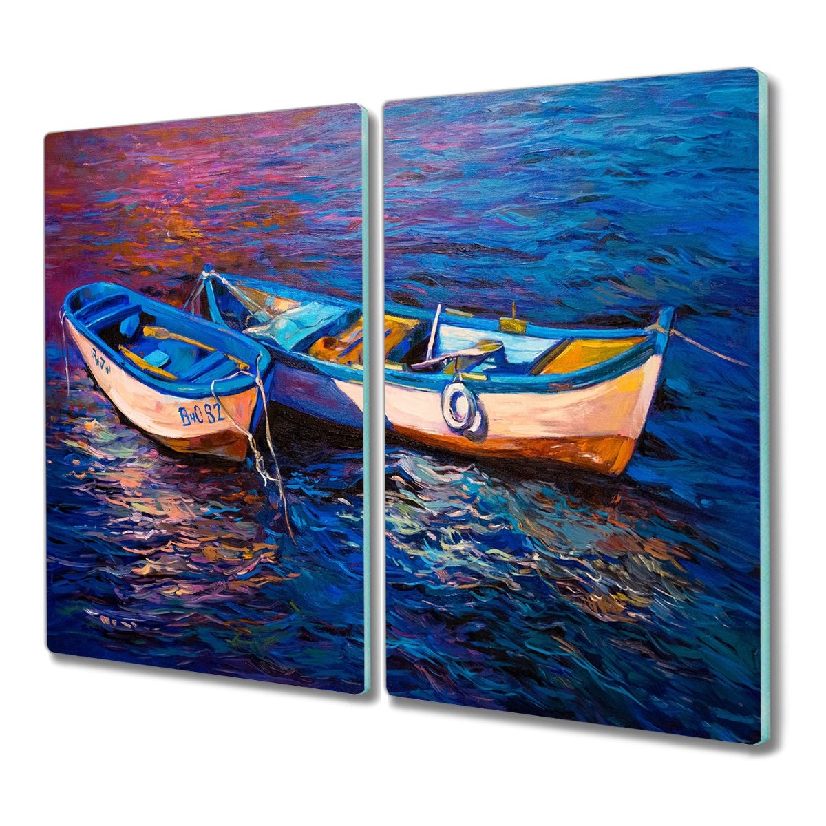 Deska ze szkła 2x30x52 cm Zwierzę kot do krojenia, Coloray