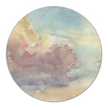 Deska ze szła ozdoba Akwarela pochmurne niebo fi40, Coloray - Coloray
