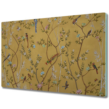 Deski Kuchenne ze Stylowym Ozdobnym nadrukiem - Ptaki na gałęziach - 80x52 cm - Coloray