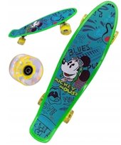 DESKOROLKA DESKA FISZKA koła led  55cm MOCNA Myszka Miki