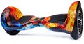 Deskorolka Elektryczna OIO 10" Red-Blue Fire 1000 W Ognista Hoverboard BLUETOOTH + TORBA gratis - OiO