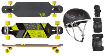 Deskorolka Longboard RAVEN Torex Lemon+kask+ochraniacze - Raven