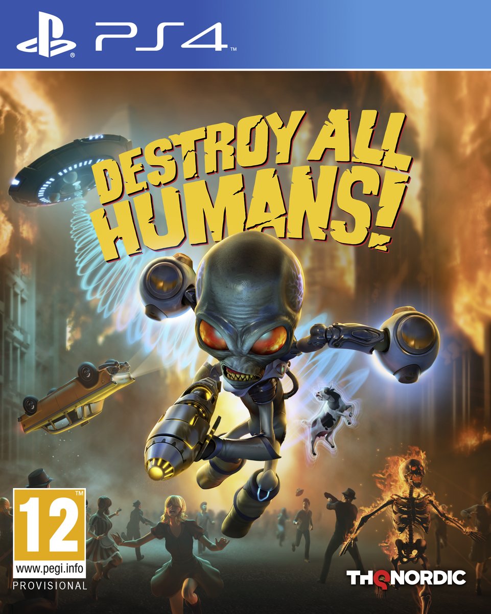 Zdjęcia - Gra THQ Destroy All Humans!, PS4 