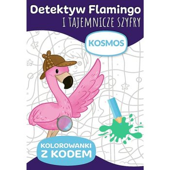 Detektyw Flamingo i tajemnicze szyfry. Kolorowanki z kodem. Kosmos KS66003 Trefl - Trefl