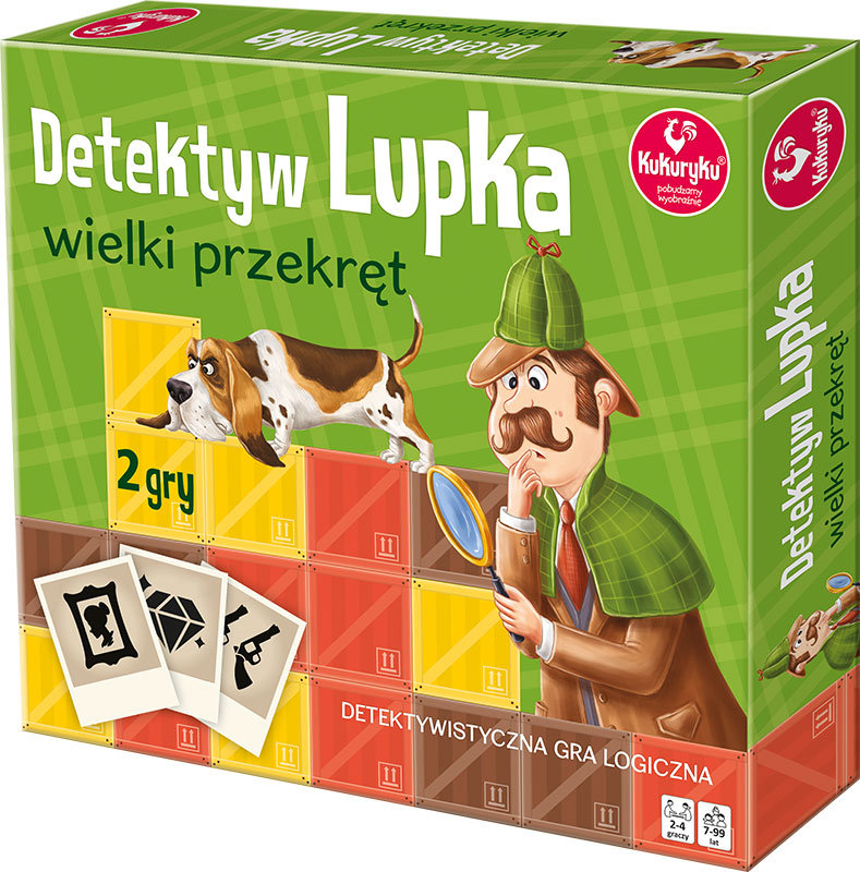 Detektyw Lupka wielki przekręt, gra towarzyska, Kukuryku