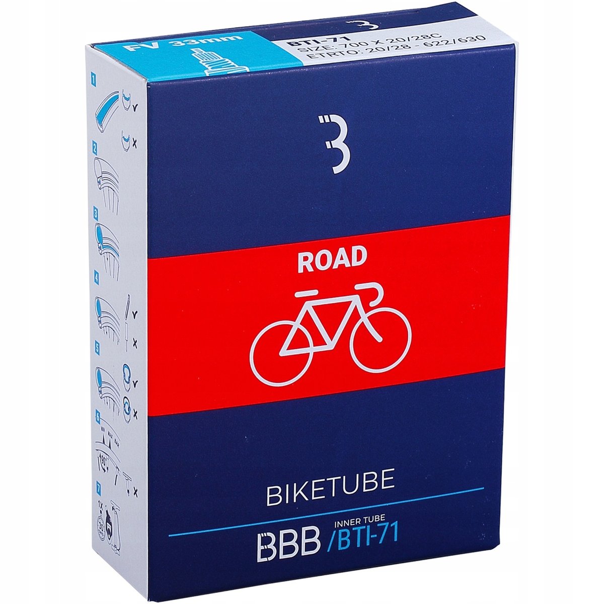 Dętka rowerowa BBB BikeTube 28