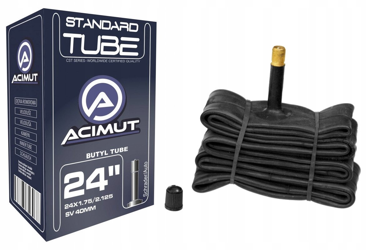 Dętka rowerowa MTB Junior 24x1.75/2.125 samochod AV 40 (47/57-507 ...