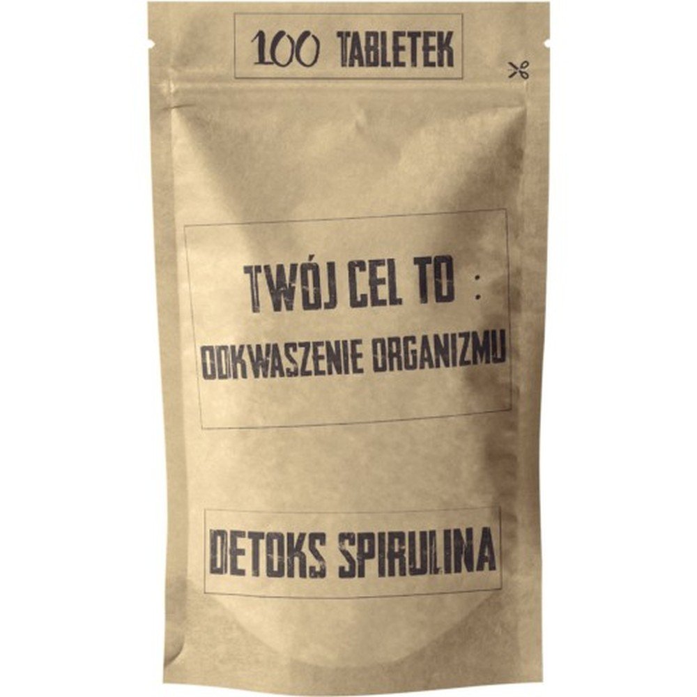Фото - Вітаміни й мінерали Suplement diety, Detoks Spirulina 500 mg 100 Tabletek Twój Cel To: Odkwasz