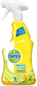Dettol, Spray Do Czyszczenia Powierzchni Wielofunkcyjny, Power&Fresh, Limonka I Cytryna, 500 Ml - Dettol