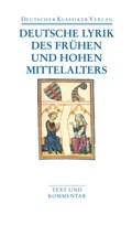 Deutsche Lyrik des frühen und hohen Mittelalters Deutscher Klassiker Verlag, Deutscher Klassikerverlag