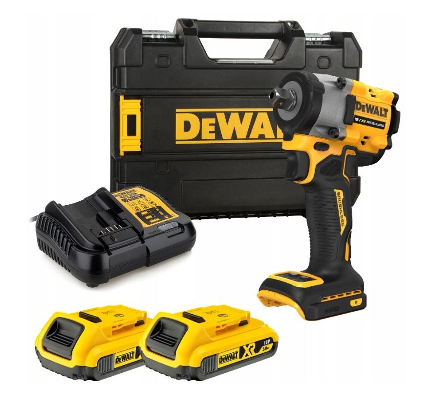 dewalt klucz udarowy 1/2' 18v 406nm 2x2,0ah tstak zapadka dcf922d2t-Zdjęcie-0
