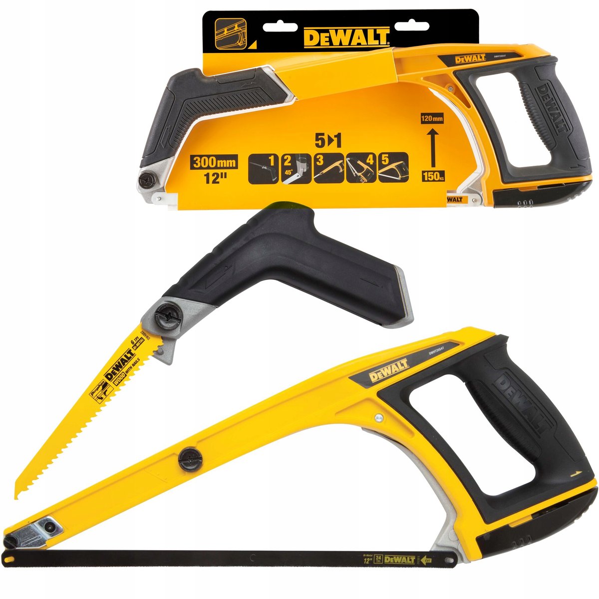 Dewalt Piła Ręczna 5W1 300Mm Do Metalu Wytrzymała Konstrukcja Dwht0-20547-Zdjęcie-0