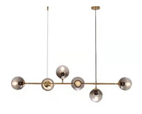 Dexter - żyrandol nad stół nowoczesny 6-punktowy 120cm