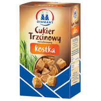 Diamant, cukier trzcinowy nierafinowany kostka, 500g Diamant