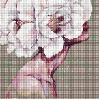 Diamentowa mozaika - Wytworna dziewczyna 40x40cm - Inna marka