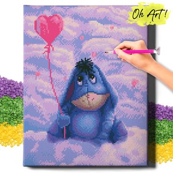 Diamond Painting 5D Z Ramą Osiołek Kłapouchy Haft Diamentowy 30X40 Mozaika Zwierzęta Dla Dzieci Oh Art! - Oh Art!