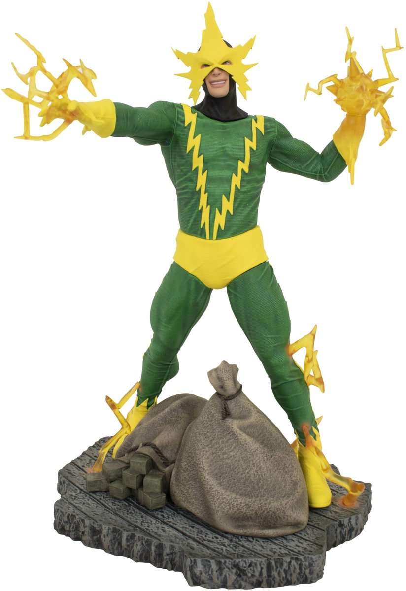 Statua Gambit Marvel Gallery – Diamond Select, 25 Cm, Con Carte Da Lancio