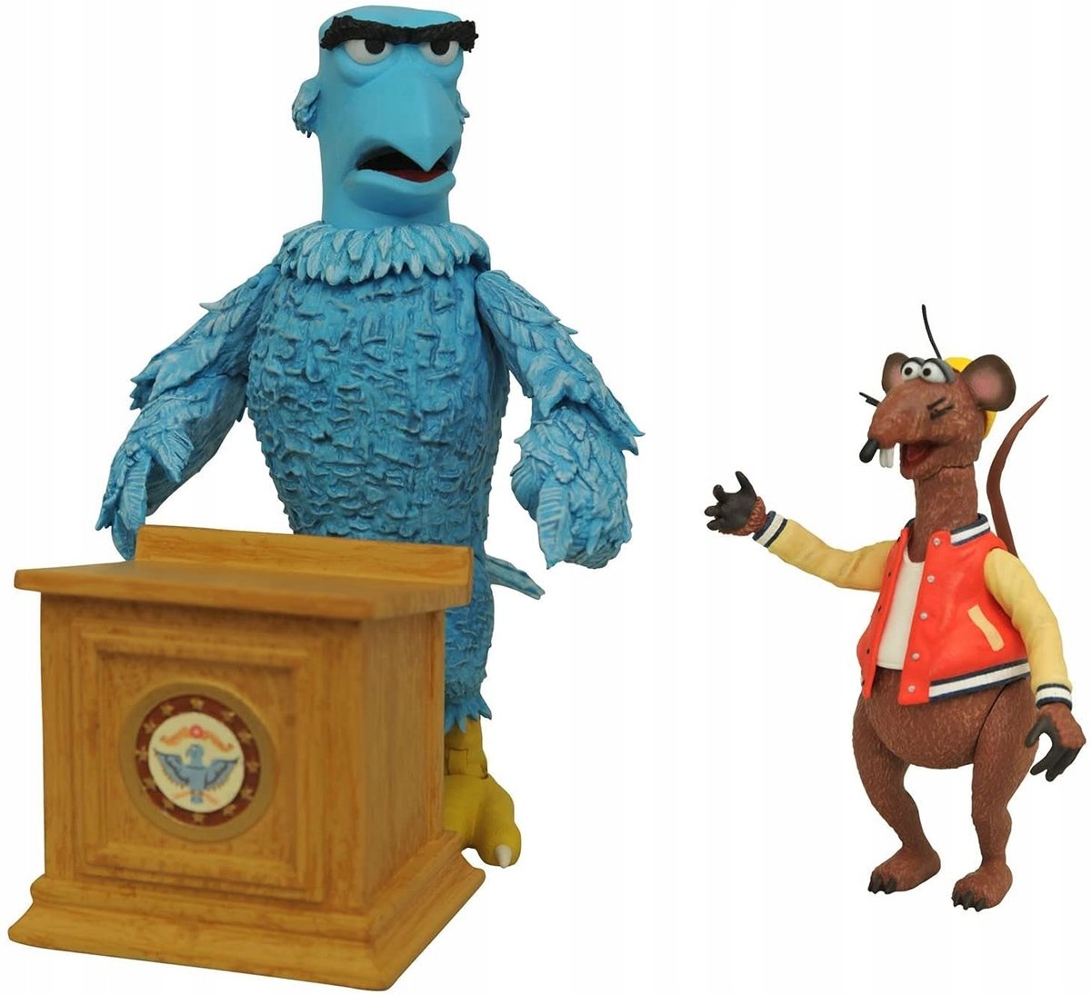 Diamond Select Toys The Muppets: Sam The Eagle i Rizzo The Rat Zestaw ...