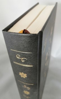 DIARIO Stylowy Notatnik Pamiętnik „Złote Chwile” 350 Czystych Stron A5 Szyty Złocony Szary - Diario