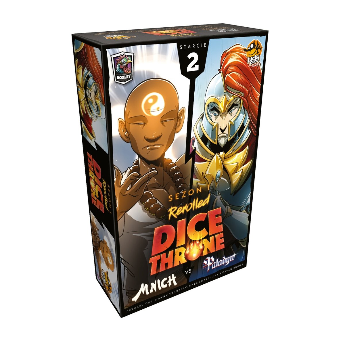 Dice Throne Starcie 2, gra planszowa, strategiczna, Lucky Duck Games