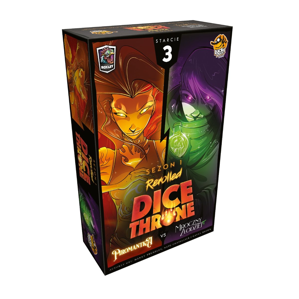 Dice Throne Starcie 3, kości RPG, Lucky Duck Games