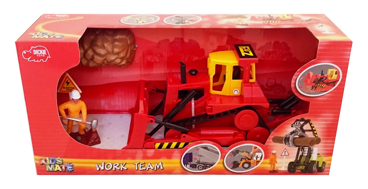 Dickie Toys, Dickie Toys, zestaw budowlany Spychacz