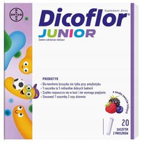 Dicoflor Junior probiotyk dla dzieci 3+ 20 saszetek Owoce Leśne Inna marka