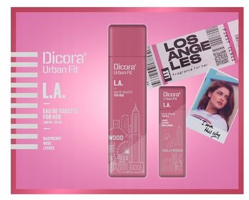 Dicora Urban Fit Zestaw podarunkowy woda toaletowa L.A. dla niej 100ml+30ml - Dicora