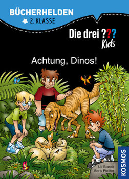 Die drei ??? Kids, Bücherhelden, Achtung, Dinos! (drei Fragezeichen) - Pfeiffer Boris, Blanck Ulf