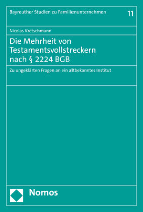 Die Mehrheit Von Testamentsvollstreckern Nach § 2224 BGB - Zakład ...